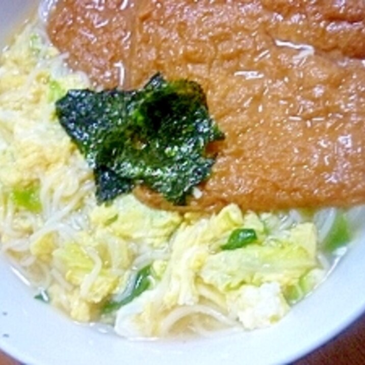 卵とじ＊きつねにゅうめん＊＊